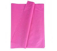 50pcs Rose Red Glitter Tissue Paper for Wrapping Gifts Bags 35x50cm Sheets Wrapping Paper Burgundy Sparkly Tissue Paper Festive Sheetred and Gold Metallic Silver (Rose red)