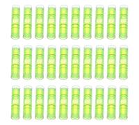 50pcs Round Bubble Level Tool Light Green Plastic Portable