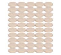 50Pcs Round Wood Coins, 1.2 Inch Wood Discs for Craft Wood Coins Round Wooden Tokens Small Blank Wood Cutout Circles Chip Unfinished Durable Wood Multi Purpose Wooden Circles for Painting Color