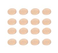50Pcs Round Wooden Blank Slices, Beech Wood Chip DIY Craft Kit, Natural Unfinished Wood Circles for Scrapbooking, Christmas Decorations, Wishing Tree Tags with Smooth Surface, 3.8c (3.8CM)