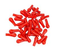 50Pcs Rubber Bulb Caps Dropper Rubber Pipettes for Droppers and Pipettes Laboratory Experiment Accessories Pipette Dropper Bulb