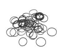 50pcs Rubber Drive Belt for Tape Recorder Video Player Durable and Stable Mixed Size 30-40mm Width 1.2mm Hearing Equipment Maintenance Kit