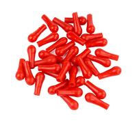 50Pcs Rubber Suction Caps Replacement Dropper Rubber Pipettes for Liquid Transferring Laboratory Experiment Pipette Dropper Bulb