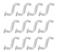 50pcs S Shaped Safety Pin for Pallet Racking and Metal Shelf | Galvanized Iron, Flat Head, Silver Finish, Heavy Duty Accessory for Warehouse Shelving, Prevents Accidental Detachment