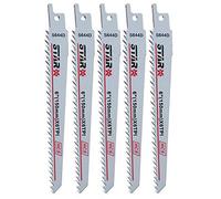 50PCS SabreCut, SCRS644D 150mm Reciprocating Saw Blades, Fast Wood Cutting Reciprocating Sabre Saw Blades, Made with HSS