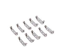 50Pcs Safety Rolling Catch, Bar Pins for DIY Craft & Jewelry Making, Lock Back Design, Rolling Brooch, Sizes: 20/25/32/38mm (Default 25mm)