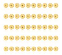 50pcs Screw Backs Replacements, Gold Stainless Steel Flat Earring Backs for Women Men Studs & Push Pin Cartilage Earrings
