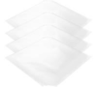 50pcs Self Adhesive Vinyl Record Outer Sleeves PP Crystal Protection | Outer Sleeves for Vinyl Records, Mud Resistant and Waterproof, White PP Cover for Collectors