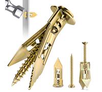 50Pcs Self Drilling Drywall Anchors & 50Pcs Screws Kit