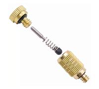 50pcs Set 0 1 0 7mm high Pressure atomizing Nozzle Brass misting Nozzle Injector Deodorant air Head Mist Spraying System Color 0 4mm