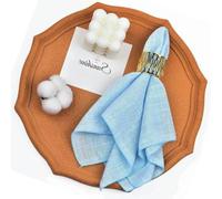 50PCS Sewing Cloth Napkins 30x30cm Cotton Factory Fabric Serviette Gauze Table Towels Wedding Decoration