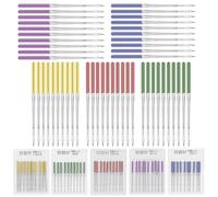 50PCS Sewing Machine Needle, Universal Heavy Duty 5 Sizes 65/9, 75/11, 90/14, 100/16, 110/18 Needles for Sew Thick Fabrics,Compatible with Singer Brother Janome Sewing Machine Accessories