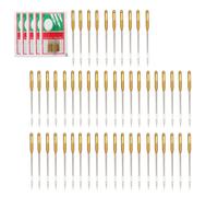 50Pcs Sewing Machine Needles Regular Ball Point Size 90/14 for Singer