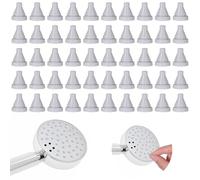 50PCS Shower Head Nozzles Replacement, Mini Silicone Showerhead Spray Hole for Home Improvement, Bathroom Decor, Universal Rainfall Shower Head Nozzle Sprinkler for Hole Diameter 0.16inch