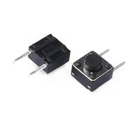 50PCS Side 2Pins Push Button Switch Panel Momentary Tactile Tact Switch DIP 2pin 6x6x4.3/5/6/7/8 MM 6 * 6 * 4.3MM(6x6x5mm)