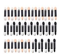 50Pcs Sides Eyeshadow Sponge Brushes Makeup Applicator Resin Smearing Sticks Multifunctional Sponge Stick