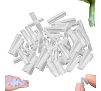 50PCS Silicone Grafting Sleeves for Fruit Trees, Plant Sleeve Grafting Tubes, Plant Trunk Protective Wrapping Sleeve, Flexible, Durable & Promotes Healing on Fruit Trees (50pcs)