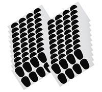 50Pcs Silicone Saxophone Cushions Mouthpiece Pads Black Saxophone Tooth Pads Prevent Bite Marks Provide Comfort under Teeth for Musicians and Players