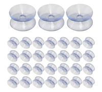 50pcs Silicone Suction Pads for Glass Tabletops, 0.8 Inch