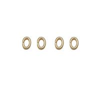 50pcs Silver/Gold/Rose Gold Oval Jump Connector Ring, 10/8/6/5mm Stainless Steel O Ring for DIY Jewelry Craft(Gold,6x10mm)