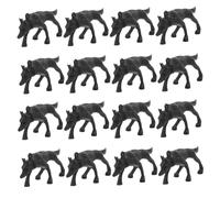 50Pcs Simulated Police Dog Figurines Realistic Animal Models for Sand Table Therapy and Interactive Role Playing Games for Indoor