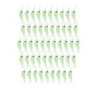 50Pcs Simulation Glowing Baits Soft Prawns Fishing Lures Shrimp Tackle For Multiple Techniques Durability Glowing Baits