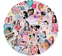 50PCs Singer Melanie Martinez Stickers, Aesthetic Vinyl Star Idol Stickers and Decals, Notebook Water Bottle Stickers for Hydro Flask, Car, Planner, Skateboard, Holiday Gifts Stickers …