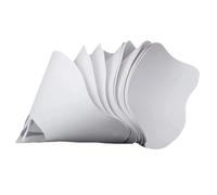 50Pcs SLA 3D Printer Filter UV Resin White Paper Cup 3D Printer Thicker Funnel Photocuring Consumables Paper Funnel Disposable Small Cups Dispenser