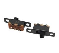 50Pcs Slide Switch Ss12F15G3-G7 (1P2T) 2nd Gear 3Pin Vertical Small Toggle Interruptor Black Without Fixed Ear 19.6 * 5.8 * 5H(K014a004-G6)