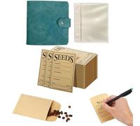 50Pcs Small Brown Envelopes,Self-Adhesive Seed Envelopes Paper Coin Envelopes Seed Packets,Reusable Seed Storage Envelopes Preprinted Types Name Template for Seeds Saving & Collecting (green)