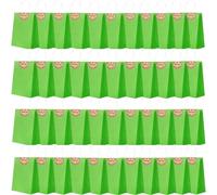 50Pcs Small Paper Bags With Handles, Paper Gift Bags a5 Size, 130GMS Thicken Kraft bags Party Favor Shopping includes lables for Favor Birthday Party Wedding Shopping Retail (H-Bright Green)