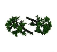 50PCS Small Trees for Model Railroading Diorama Displays and Wargaming Battle Scene Construction Needs (B)