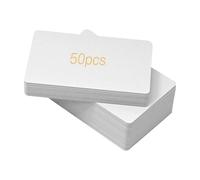 50Pcs Smart Intelligent Cards Mi-fare Classic 1K 13.56 MHz RFID Smart Cards is ISO14443A M1 Compatible.Printable Blank RFID Cards for Access Control, Hotel Key cads, etc