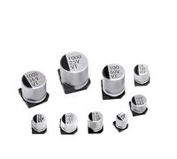 50pcs SMD Electrolytic Capacitor Aluminum 6.3V 10V 16V 25V 35V 50V 63V 100V 400V 1UF 4.7UF 10UF 47UF 100UF 470UF 680UF 1000UF MQXFCZUX(6.8UF 400V)