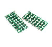 50pcs SMT DIP Adapter Converter 0805 0603 0402 Capacitor Resistor LED Pinboard FR4 PCB Board 2.54mm Pitch SMD SMT Turn To DIP Energy storage elements