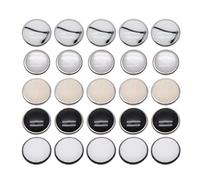 50pcs Snap Fastener Kit Classic Rhinestone Prong Ring Snaps for Western Shirt Clothes Popper Studs