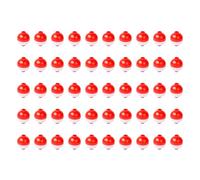 50pcs Snap-on Fishing Bobbins Round Push Button Floats Indicator Bite Equipment