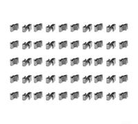 50pcs Solar Cable Clamp Stainless Steel Dual Wire
