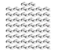50Pcs Solar Wire Clamps Stainless Steel Photovoltaic Cable Organizers for Trailers & Panels Trailer Frame Wire Clamps