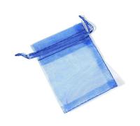 50pcs Solid Color Yarn Organza Gift Bags High Density Bag Mesh Wedding Candy Packaging Bag Storage Tulle Fabric Pouches