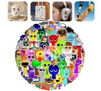 50pcs Spr/unki Stickers,Cartoon Game Theme Sticke/rs,Rhythm Box Puzzle Games Stick/ers,Video Ga/me Stickers for Laptop,Cute Cartoon Scrapbook Stic/kers,Funny Waterproof Stick/er,DIY Suitcase Sti/ckers