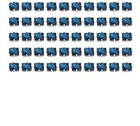 50pcs Square Claw Sew on Glass Rhinestones Crystals with Hole 8mm Peacock Blue Claw Gems Embellishments for DIY Crafting