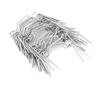 50PCS Stainless Steel Greenhouses Glass Clip W Shape Spring Clamp for Stable Construction Enhancing Stability Gardening Greenhouses Accessories