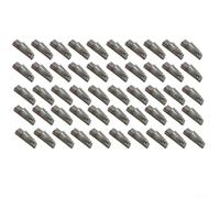 50pcs Stainless Steel Photovoltaic Cable Clamps for Neat and Safe Solar Power Cable Installation, Suitable for Various Solar Panel Systems and Installations