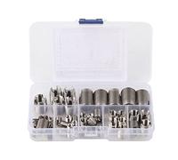 50Pcs Stainless Steel Thread Inserts Set Reinforce Repair Tool, High Hardness, Great Strength, Easy and Quick Installation for Improved Screw Connection