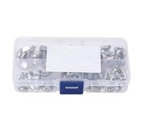 50pcs Stainless Steel Wing Nut Hand Tighten M3 M4 M5 M6 M8 Fastening Kit