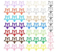 50Pcs Star Hair Clips,Star Clips,Girl Cute Hairs Clip Colorful Kids Hairpin Gifts Children'S Metal Stars Shaped Assorted Barrette Decorative Accessories for Easter,School,Performances,Festivals,Party