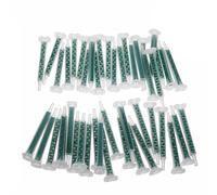 50PCS Static Mixer Epoxy Resin Mixing Tube Nozzles Set for AB Glue Gun Glue Adhesive Gun Applicator Mixing, Mixing Nozzle Syringe