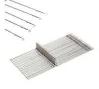 50PCS Steel Knitting Machine Needle, Steel Needles Set Fabric Sewing DIY Craft Tools Fit for Knitting Needles for Brother Knitting Machine KH820 KH830 KH860 KH881 KH868 KH940 KH970 (5.4in Length)