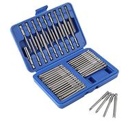 50pcs Steel Screwdriver Bits Set, Cross Slot U Shaped Hex Socket Bits for Electric Rotary Power Tools, Durable Alloy Steel Bit Kit with Ergonomic Grip for Home DIY and